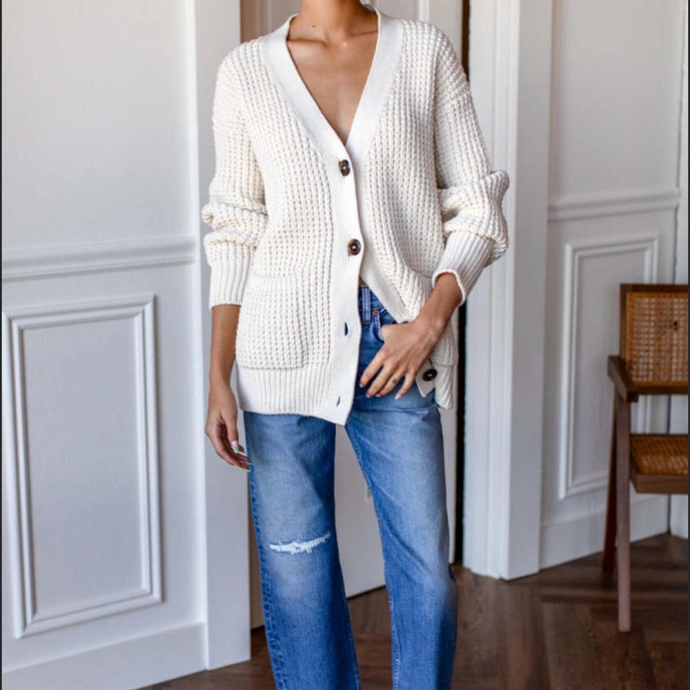 NWT Emerson Fry Cozy Cotton Cardigan
